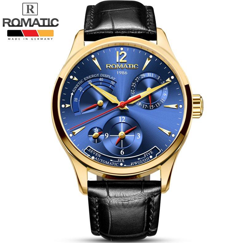 Đồng Hồ Nam ROMATIC 046 Phong Cách Chống Nước 3 ATM Thép 316L Chống Rỉ