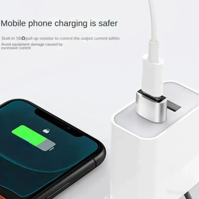 Bộ chuyển đổi, Bộ chuyển đổi USB C sang USB Male, USB-C, Bộ đổi nguồn cáp sạc Type-C, Tương thích với iPhone 12, 13 Pro Max và Samsung, 5