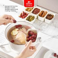 Gambar SPEEDS Food Container Tempat Penyimpanan Makanan Tutup Transparan Dengan Saringan Bumbu Sayuran Cabai Bawang Dapur Rak Kulkas 202-A - B02 dari Speedshome Kota Surabaya 5 Tokopedia