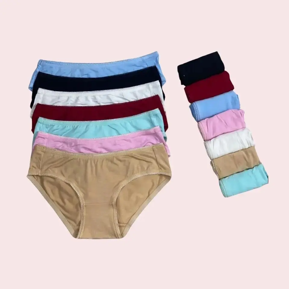 Set 10 Quần Lót Nữ Cotton Vicci QV.102 Mềm Mại, Êm Ái, Kháng Khuẩn Khử Mùi mix màu ngẫu nhiên