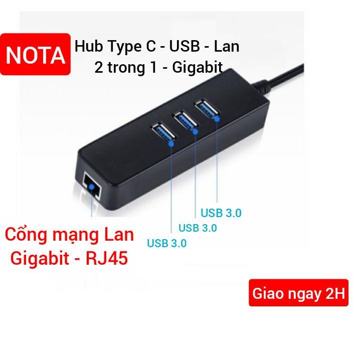   Có sẵn  Cáp chuyển dây mạng Hub usb chuyển đổi đầu RJ45 dây Lan thành USB 3.0 Gigabit cho Mac máy bàn laptop 