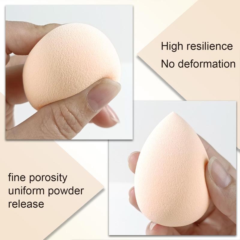 Product Introduction of Wet and Dry Makeup Sponge, Beauty Blender Makeup Sponges, Beauty Eggs Marshmallow Sponges, Cosmetic Products for Foundation Contour Powder Blush and Concealer 12