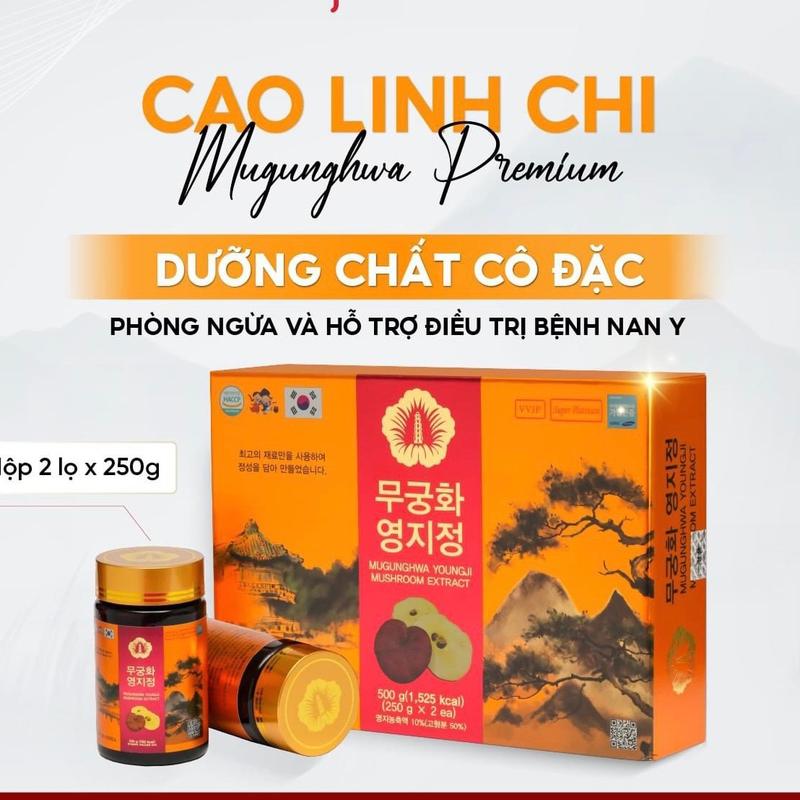 CAO LINH CHI MUGUNGHWA PREMIUM HỘP 2 lọ x 250g 0