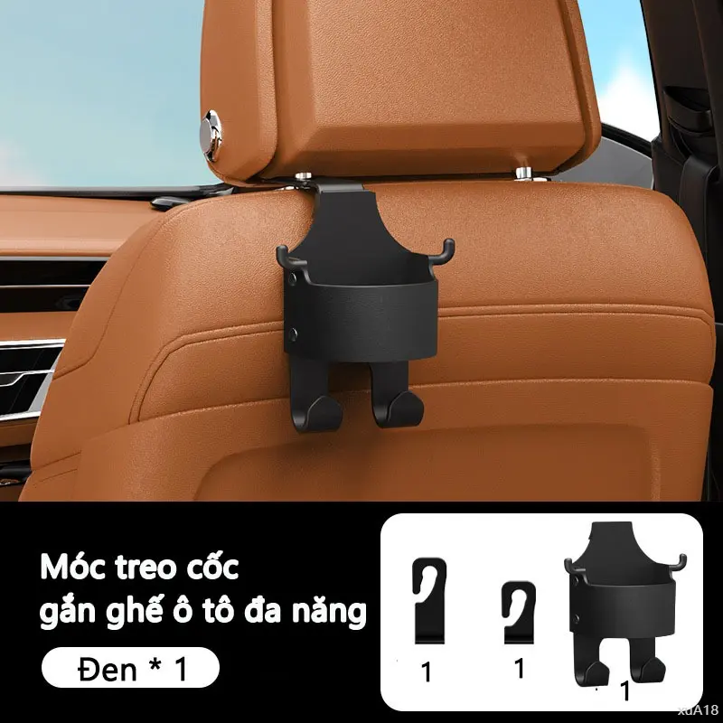 Bộ 1/2 Móc Treo Cốc Nước Gắn Ghế Sau Xe Hơi Tiện Dụng Giá Đỡ 6