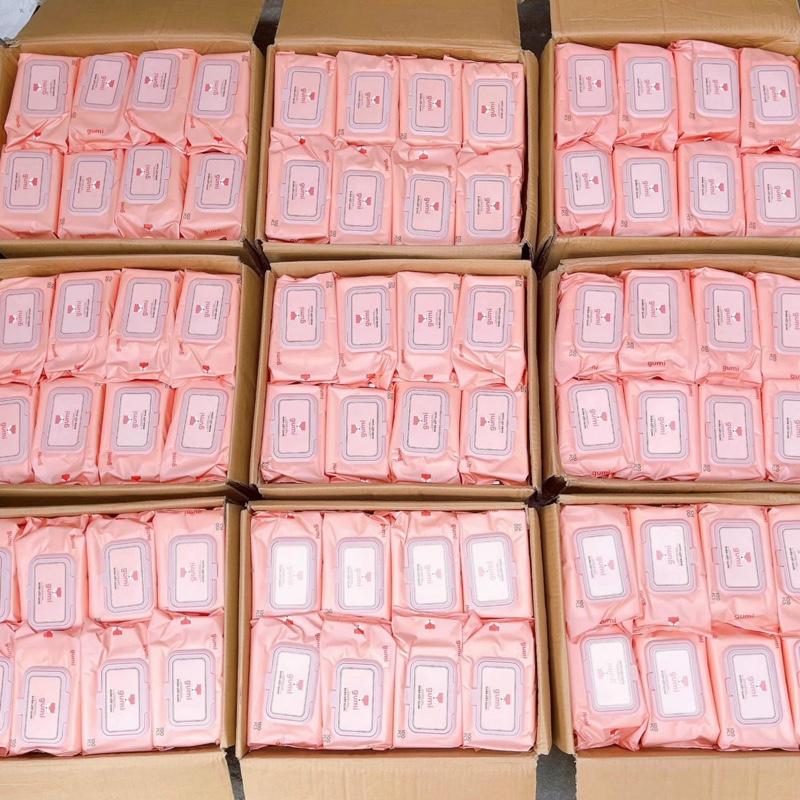 Khăn giấy ướt Gumi thùng 10g - Kháng khuẩn, siêu mềm, tiện lợi 3