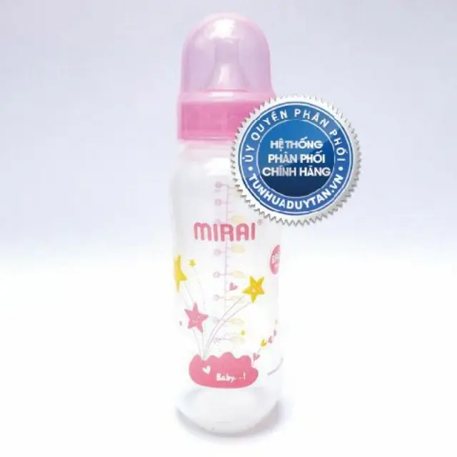 (250ml) Bình sữa Medi Kids - van chống sặc/ Bình sữa Jumi có quai 3