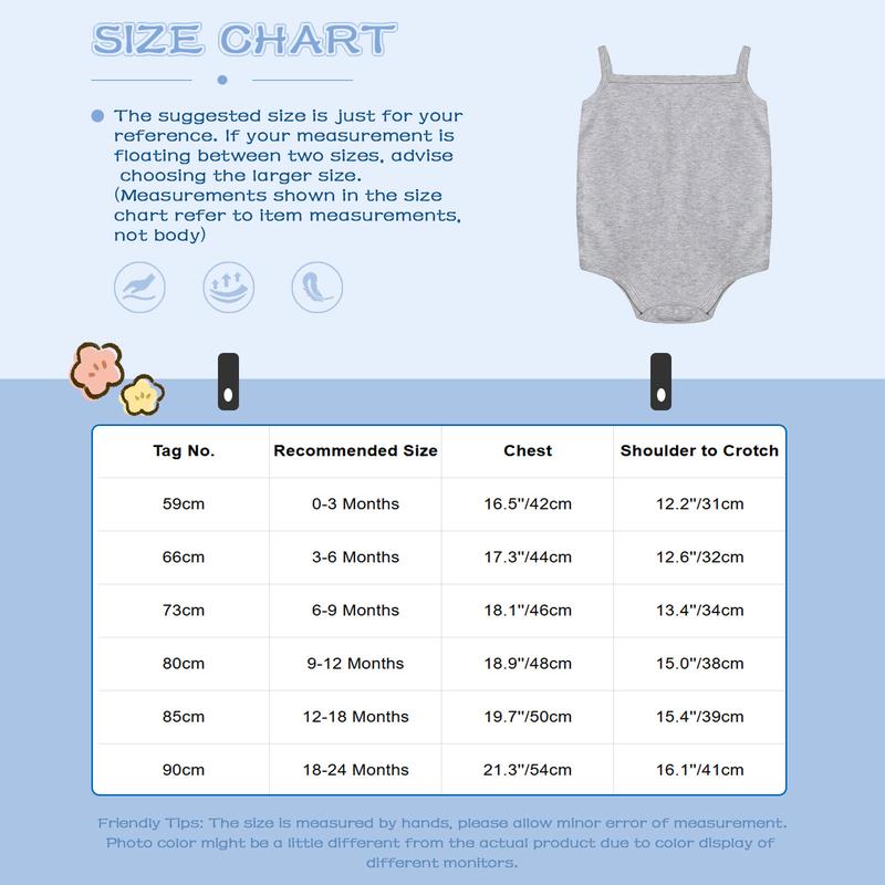 Product Introduction of Runhomal Baby Girls Spaghetti Strap Overalls Sleeveless Infant Tank Top One-Pieces Summer Clothes Playsuit Romper 0