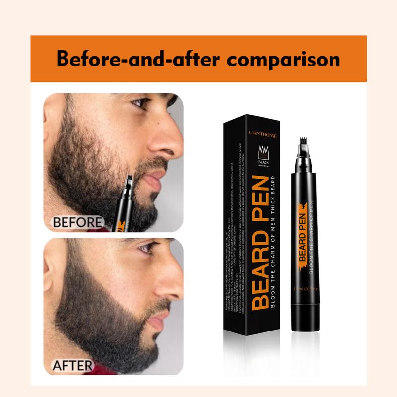 Product Introduction of Men's Beard Waterproof Beard Beard Styling Filler Pen 8