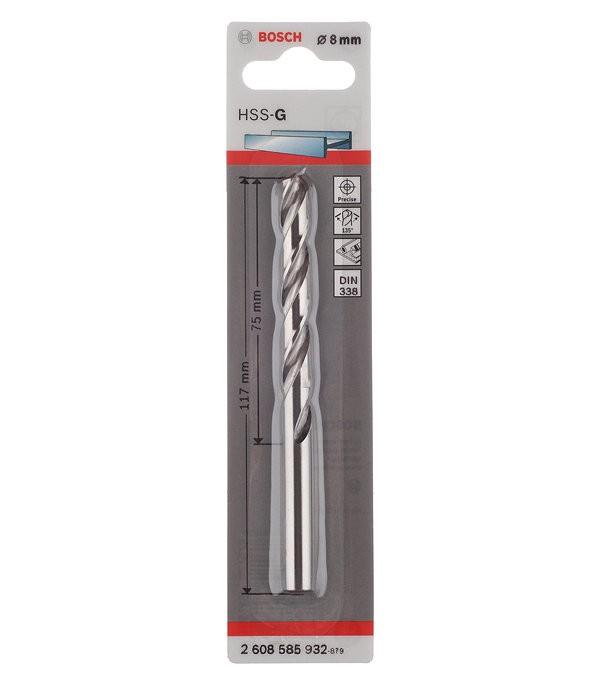 Gambar Bosch Mata Bor HSS-G 8 MM ( 1 Pcs/Pack ) dari Drill&Co Kota Administrasi Jakarta Barat Tokopedia