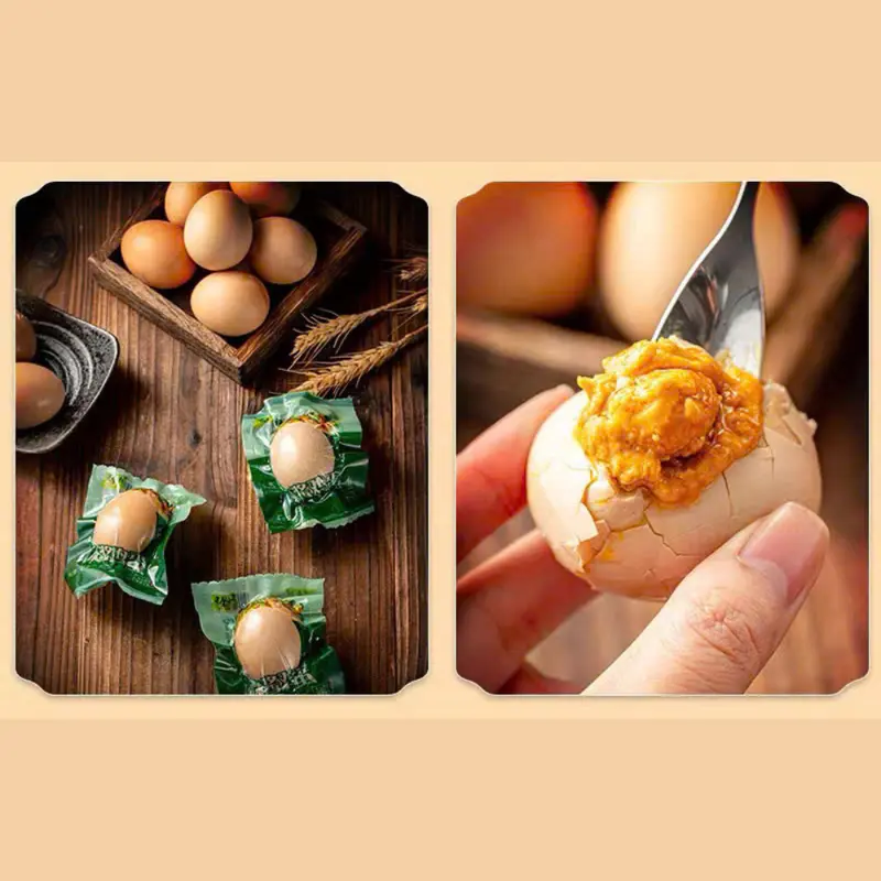Lẻ 1 Cái Trứng Vịt Biển Muối Tươm Dầu, tan chảy, Trứng vịt biển muối thơm ngon - Ăn Vặt 492 3