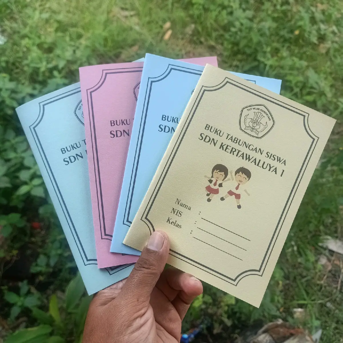 Buku tabungan Custom TK PAUD SD TPQ