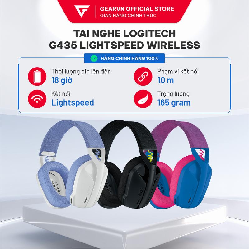 Tai nghe Logitech G435 Lightspeed Wireless Chụp tai Bluetooth