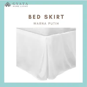 Rok tempat tidur 180x200 Bahan Mikrotex - Rok Kolong ranjang - Rok Kasur – Tutup Kolong Ranjang Model Minimalis