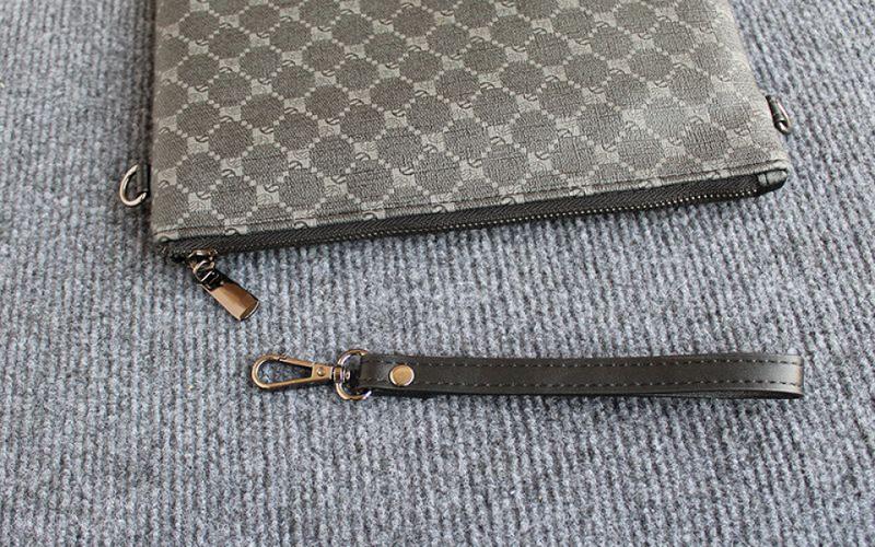 Product Introduction of High-End Clutch Bag Personality Trendy Fashion Men's Bag 2024 New Clip Bag Men's Handheld Bag Long Wallet Women 19