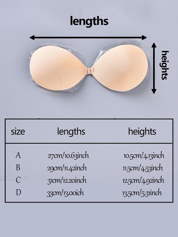 Women's 1 Pair Solid Self-adhesive Nipple Cover, Non-slip Invisible Bra for Daily Use, Lingerie Accessories 5