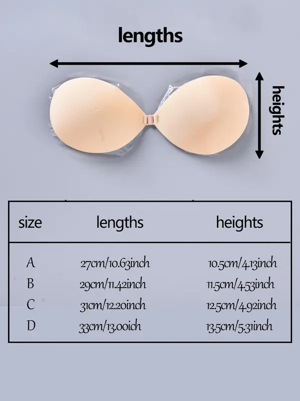 Women's 1 Pair Solid Self-adhesive Nipple Cover, Non-slip Invisible Bra for Daily Use, Lingerie Accessories 5