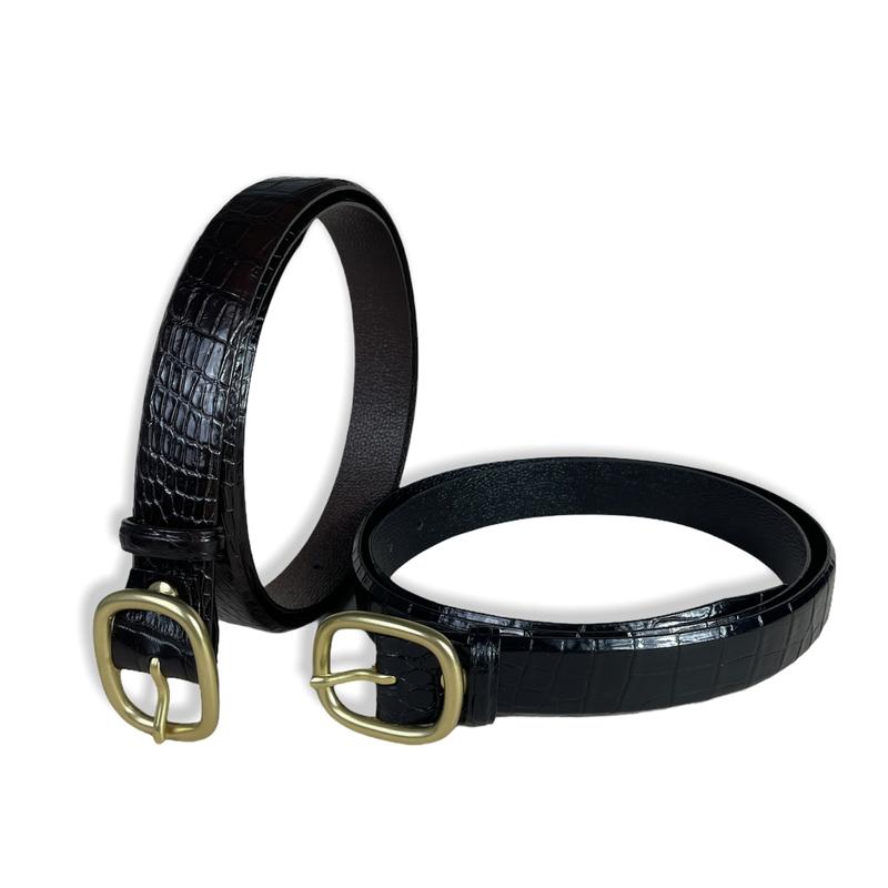 Product Introduction of Thắt Lưg Nam Nữ Chế Tác Từ Da Cá Sấu Thật Rộng 3Cm Khóa Kim Bằng Đồng Thau ST301 Bảo Hành 24 Tháng Full Hộp 0