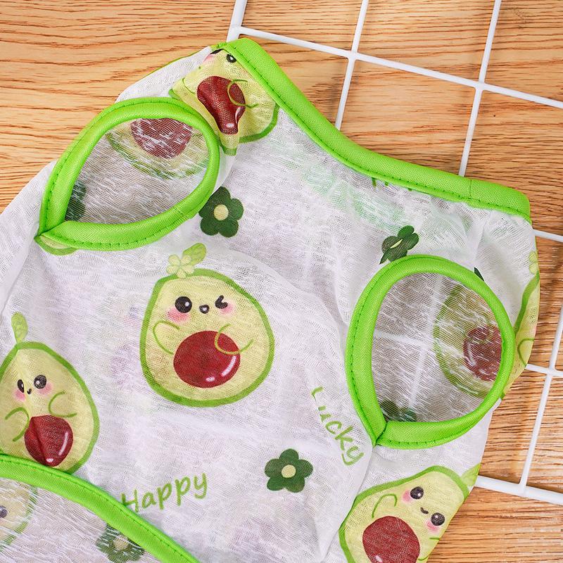 Product Introduction of Quần áo chống bụi cho thú cưng, áo vest mùa xuân và mùa hè cho chó lớn, thiết kế trái cây hoạt hình, thích hợp cho mèo và chó, cung cấp cho Teddy, Corgi, Golden Retriever và các giống chó khác real  dog  shoes 14
