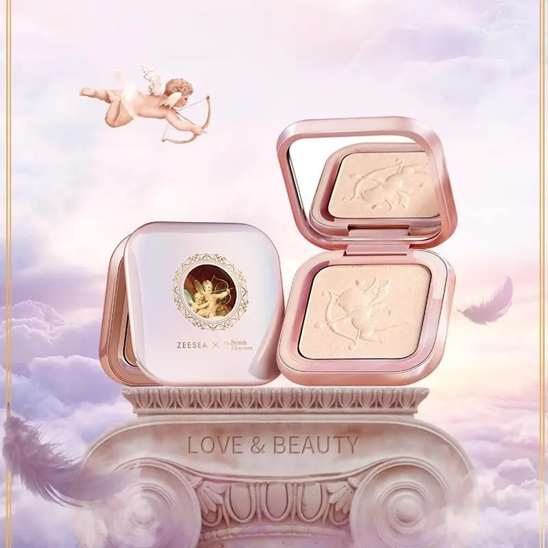 （Same style） [NHẬP KHẨU] Phấn Bắt Sáng Màu Sắc Lấp Lánh ZEESEA Highlight Pressed Powder 6g 1