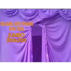 KELAMBU NYAMUK KAIN TEBAL UKURAN JUMBO 200x200