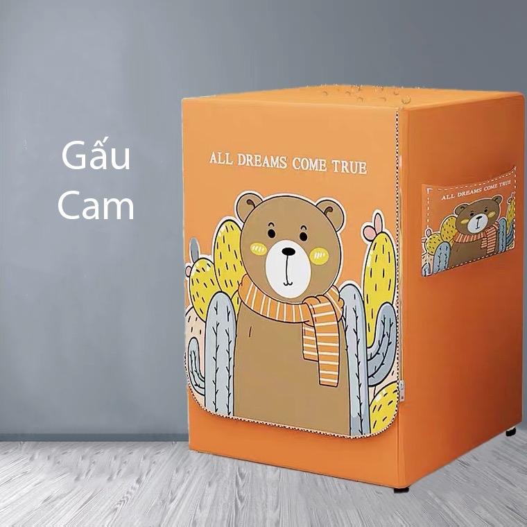 Áo trùm máy giặt lồng ngang cửa trước,vỏ bọc máy giặt lồng ngang chống thấm nước 5