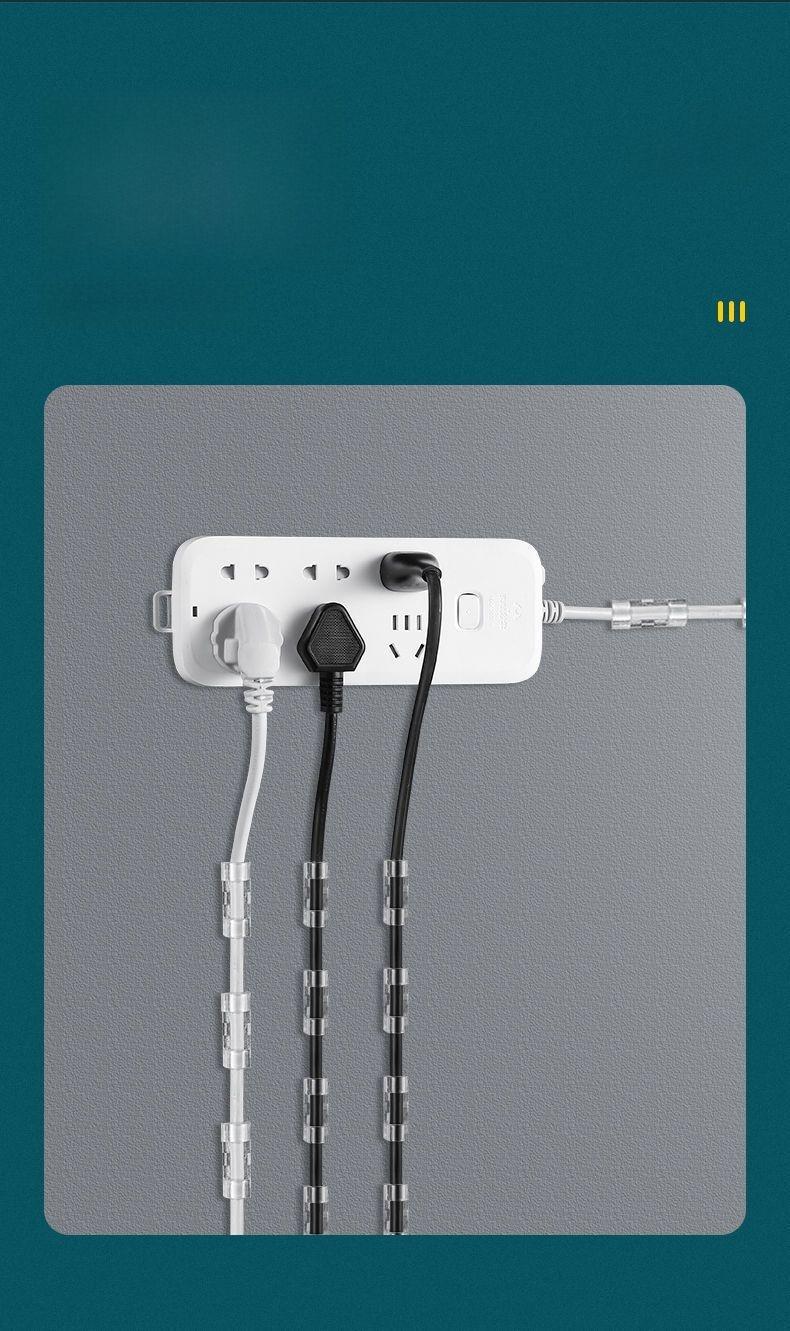 Product Introduction of Dụng Cụ Sắp Xếp Dây Cáp, Không Cần Khoan, Giá Đỡ Dây Liền Mạch, Thiết Yếu Gia Dụng, Tự Dính, Kẹp Cáp Dữ Liệu, Lưới Lưu Trữ, Thảm Loại Bỏ Mạt 7