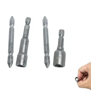 Paket Kunci Sock Baut Roofing Baja Ringan 8 Mm + Mata Obeng PH 2 8x65mm / 8 x 42mm TERLARISS !! Mata Sok Roofing Magnet + Mata Bor Obeng Skrup Magnetic / Mata Obeng + Mata Sok Roofing 8 mm / Paket 2Pc Mata Bor Obeng Gipsum Sekrup + PH2 x 65mm - paket mura