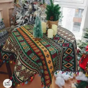 khăn trải bàn thổ cẩm, vải thổ cẩm, khăn thổ cẩm kích thước 1m, 2m và 3m.