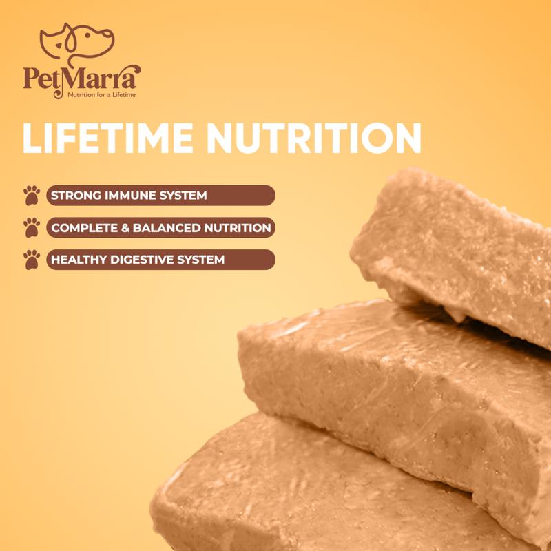 Product Introduction of PetMarra Natural Meat Loaf Adult Dog Wet Food Can Lamb Beef and Vegetables Chicken Liver Flavor 375g Collection dogs 11