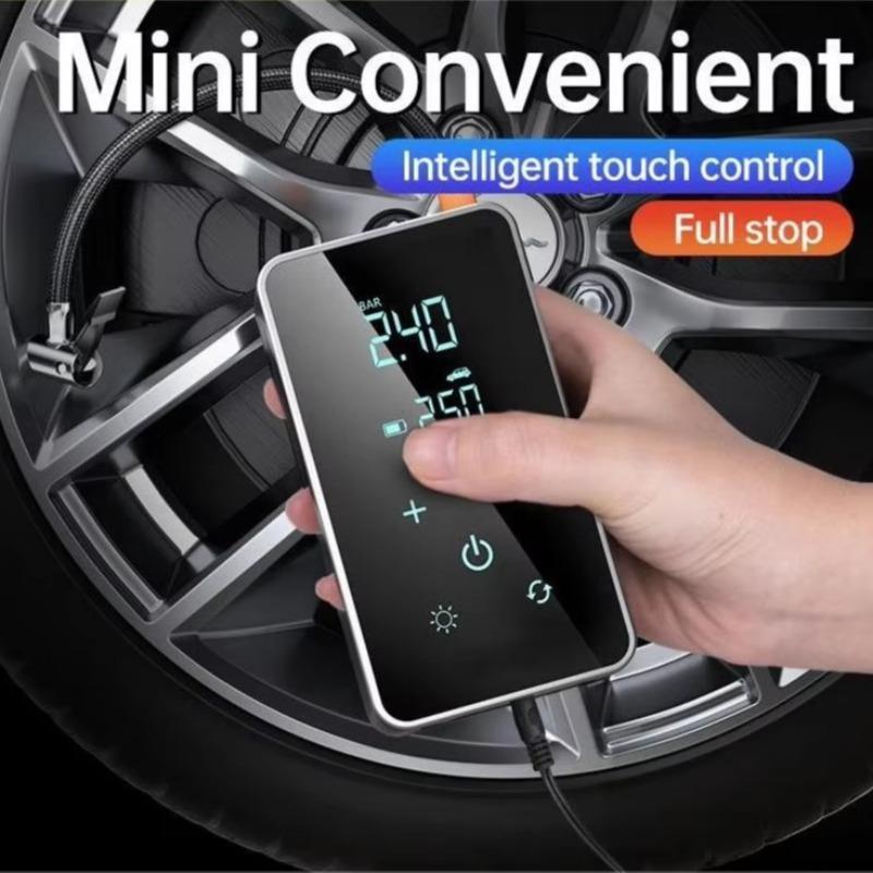 Product Introduction of Portable Car Air Pump, 150PSI Wireless Car Air Pump with Digital Display, Multifunctional Car Tire Inflator Suitable for Car, Motorcycle, Ball 2