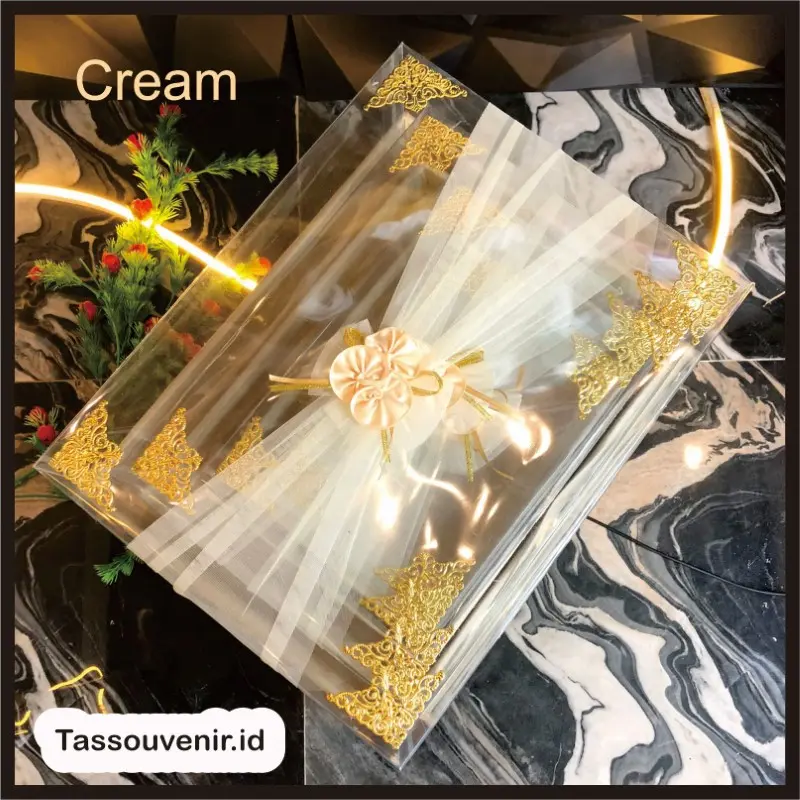 Box Kotak Seserahan 1 Set Isi 4 Pernikahan Dengan Tutup Mika Model Tile Satin Tempat Hantaran Merah Pita Foto Asli Silver 2