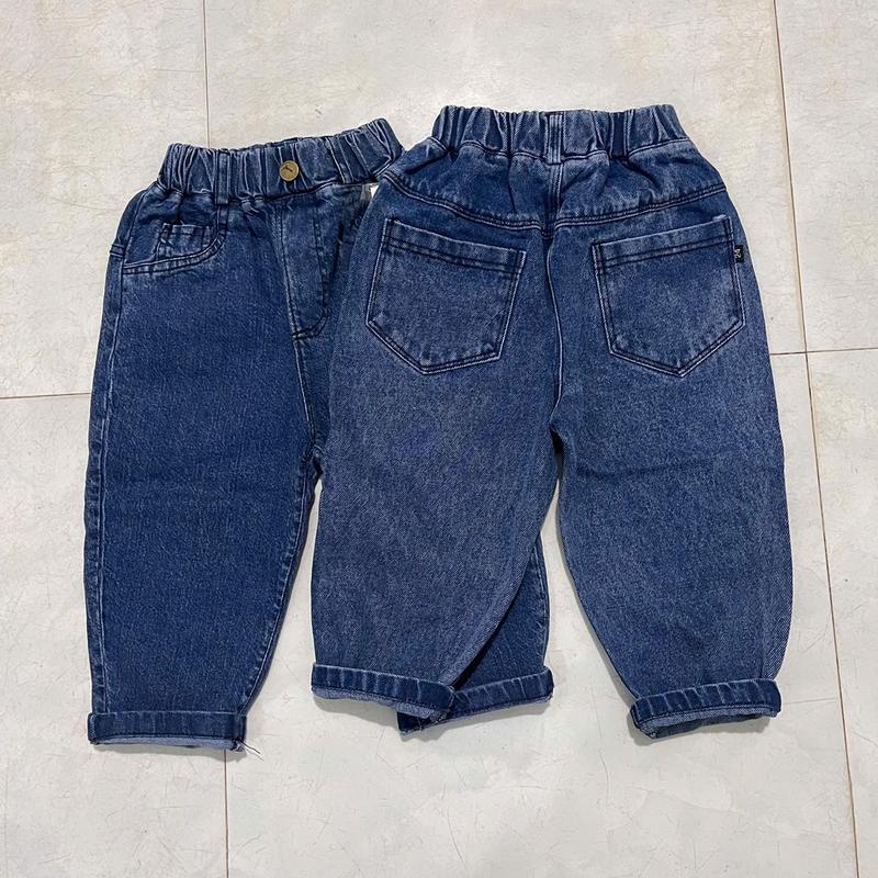 Quần bò jeans dài baggy cho bé trai gái 15-20kg 5