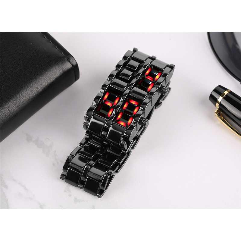 Tiktak Jam Tangan LED Digital Lava Chain Unisex - TK-4 4