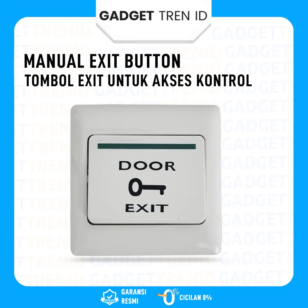 Exit Button Manual | Akses Kontrol Pintu | Tombol Keluar Akses Pintu