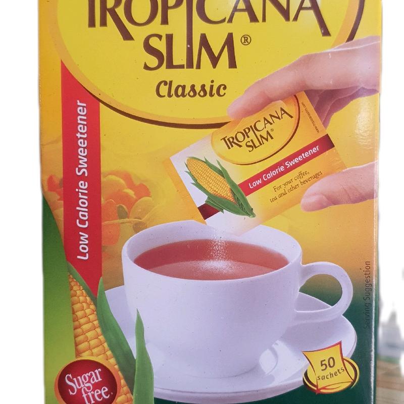 Đường bắp ăn kiêng Tropicana Slim Classic hộp 50 gói