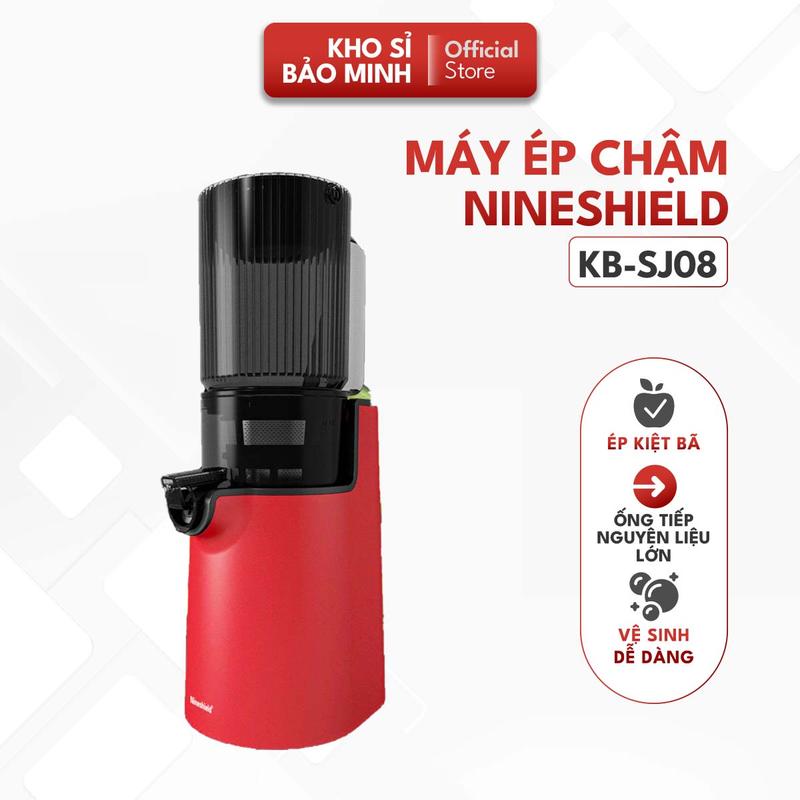 Máy ép chậm trái cây NINESHIELD thế hệ mới KB-SJ08 máy ép chậm hoa quả nước ép ép kiệt bã hàng chính hãng nước ép Sinh Tố Xay Sinh Tố máy ép
