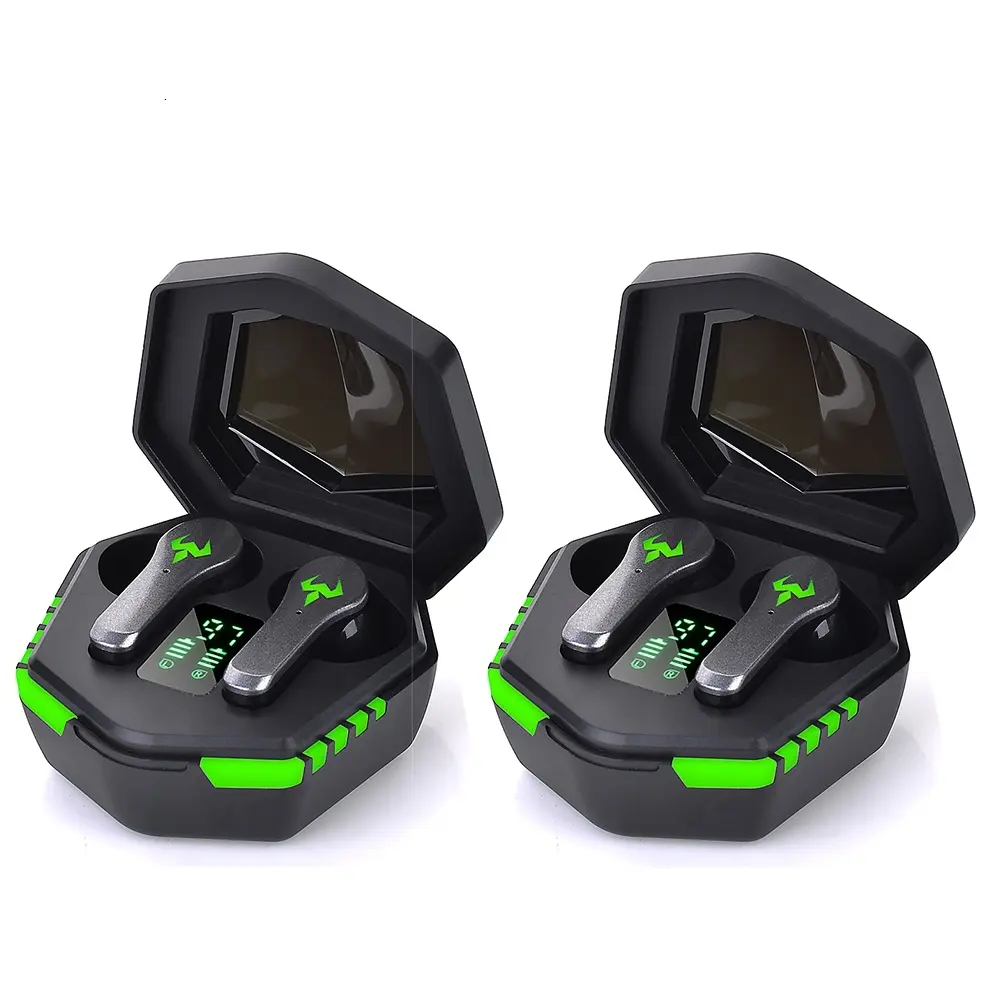N35pro Tai nghe chơi game không dây Bluetooth 5.3 9D Sound TWS N35pro công nghệ đen, màn hình kỹ thuật số không thấm nước - Nhét Tai, Nghe Nhạc