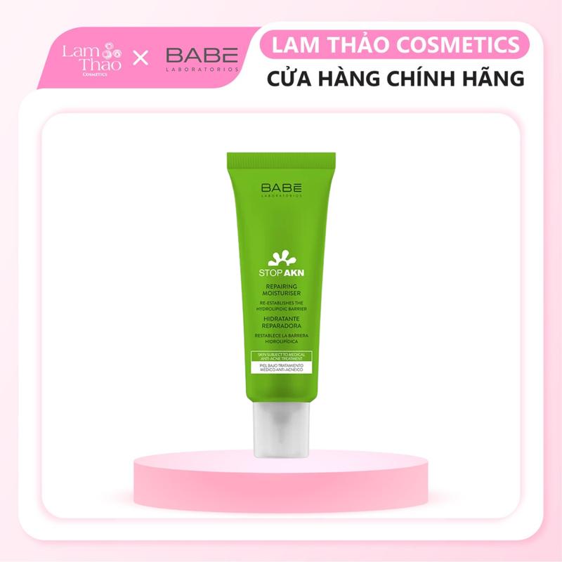 Kem Dưỡng Ẩm Laboratorios BABE Stop AKN Hidratante Reparadora Stop AKN Repairing Moisturiser Dưỡng Ẩm Da Skincare Làm Đẹp Da