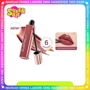 NEW! Wardah Glasting Liquid Lip - Hi-Pigmented Glass Color, Ringan, Tidak Lengket, Transferproof | Wardah Super Sale