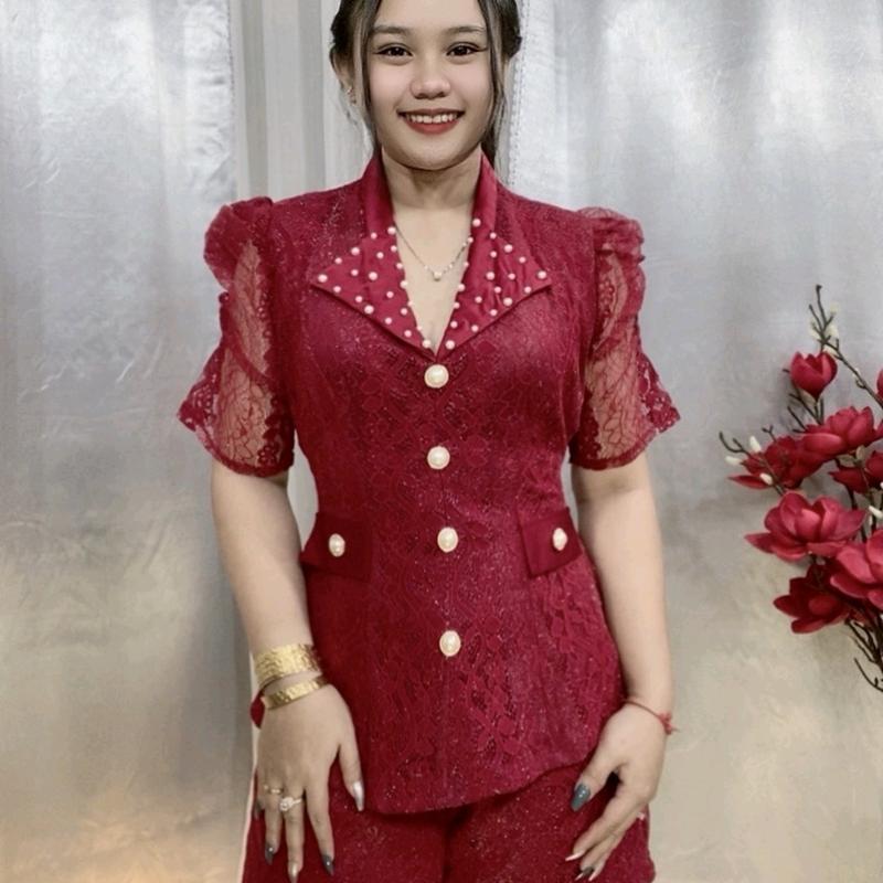 MS: 1041 Set vest ren quần đùi - Xưởng PA_chuyên thời trang  -Freesize nữ (dưới 62kg_eo dưới 80cm)  - Có 5 màu - Phù hợp đi tiệc, dạo phố, xem phim, coffee,.... 2