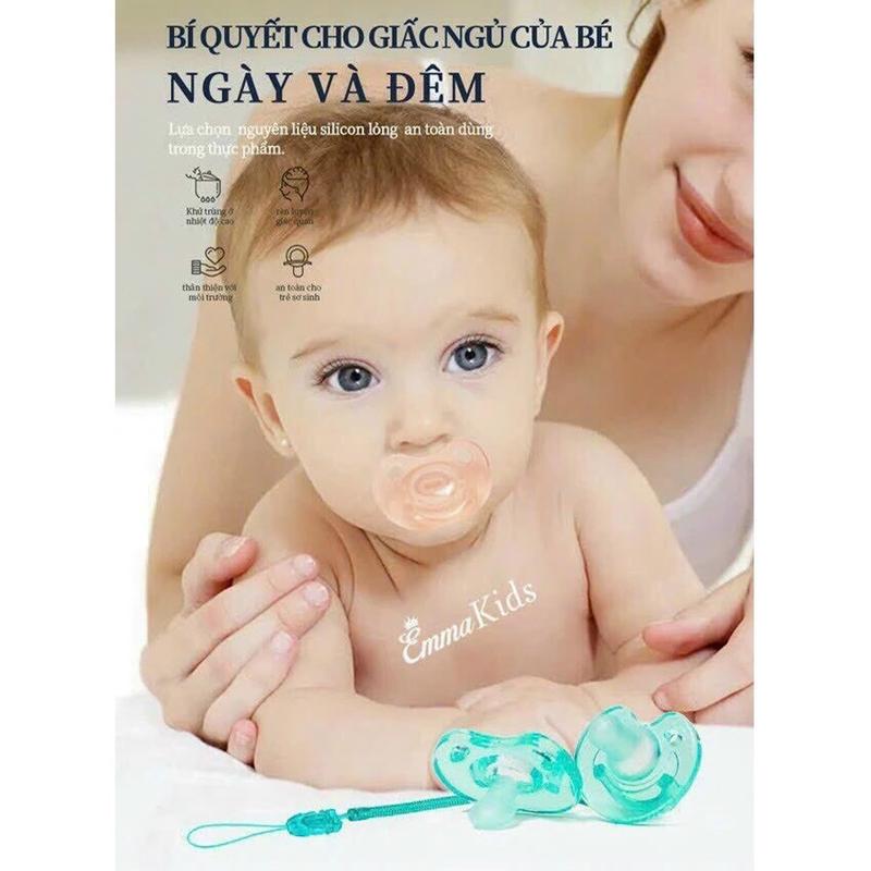 Sét 2 Ty Giả Emma Kids Ngày Và Đêm Tặng Kèm Dây Đeo 1