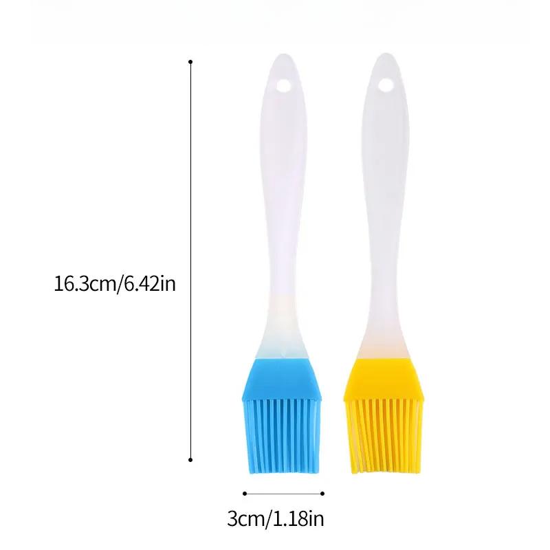 Product Introduction of Silicone Oil Brush, Small Split Barbecue Seasoning Brush, Heat-resistant Baking Brush, Cake Oil Brush, Cooking Accessories, Kitchen Supplies 0