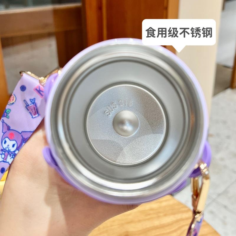 Product Introduction of Cawan Termos, Sanrio, Reka Bentuk Kuromi, Botol Air, untuk Kanak-kanak, Gred Makanan 316, Sesuai untuk Sekolah Perempuan, Cawan Penyedut Khas, Peralatan Dapurbekaskuihrayamilky sip straw 9