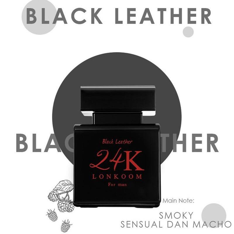 LONKOOM PARFUM 24K Pure Gold/Pink/Black/White Musk/Black LEATHER