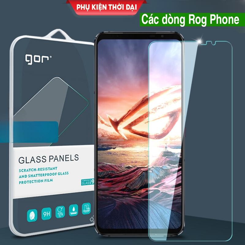 Cường lực Gor Rog Phone 9 / Phone 5 / 5s / 5 Pro / Phone 6 / 6 Pro / Phone 7 / Phone 8 trong suốt bóng mượt
