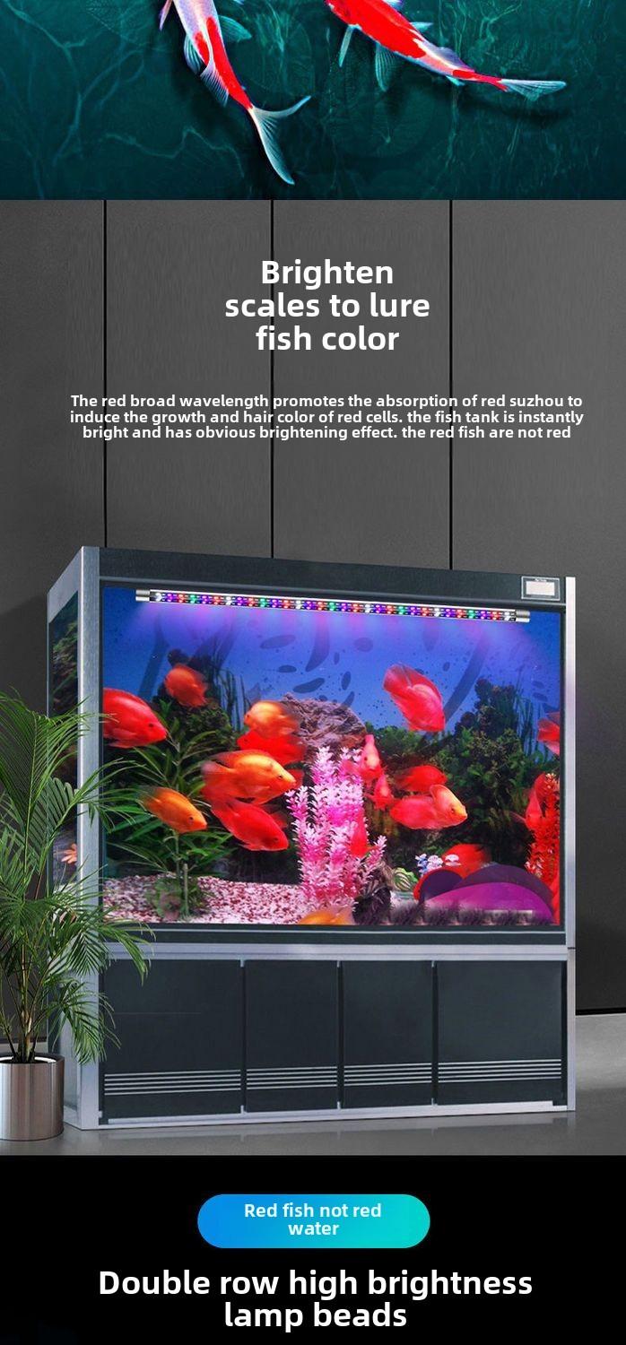 Product Introduction of Fish Tank Light LED Waterproof Lighting Aquarium Submersible Dragon Fish Light Super Bright Color Enhancing Small Tri-Color Fish Tank Light 4