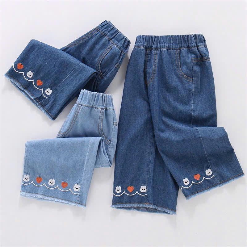 Product Introduction of Quần Short (Thỏ) Bé Gái Chất Jean Giấy Mềm, Nhẹ, Mát Dáng Ống Xuông sooc  bò  bé  gái quần  bò  mềm  cho  bé  gái 4