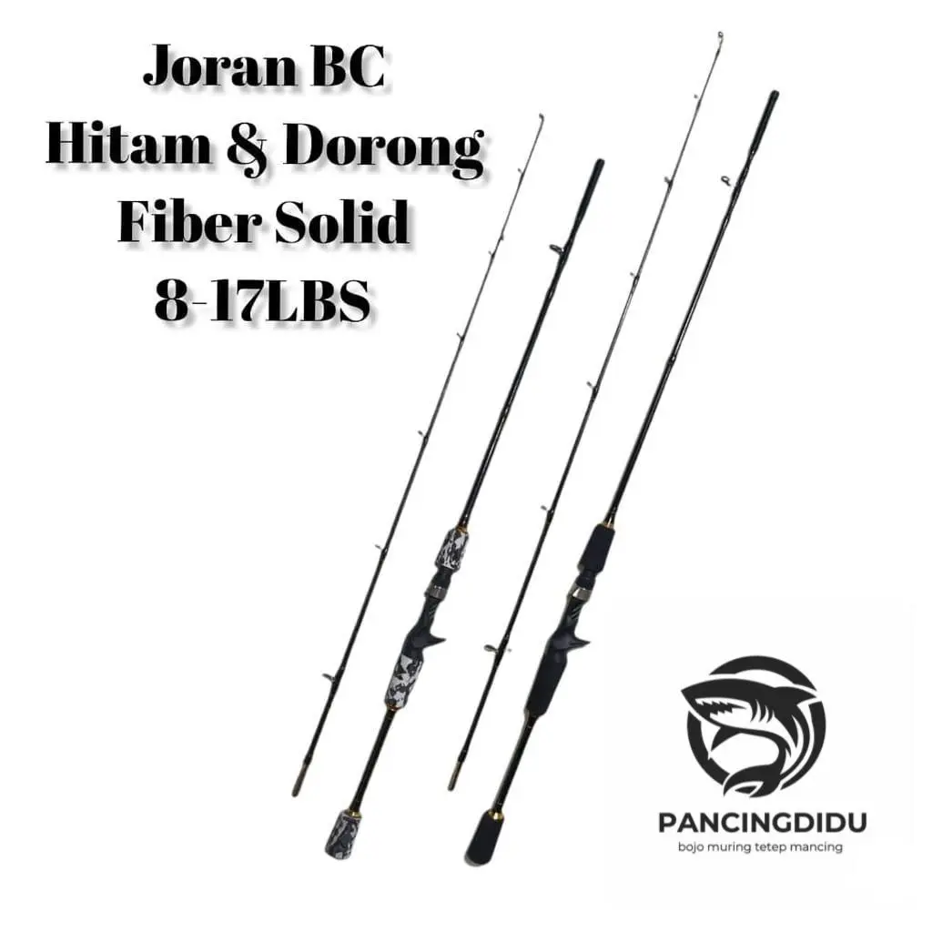 Joran BC Bait Casting Fiber solid Sambung tengah