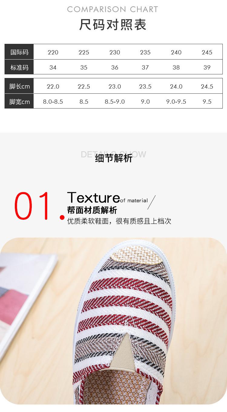 Product Introduction of Cloth shoes women's 2024 summer fashion shallow mouth women's shoes soft sole one pedal fisherman shoes casual Thomas canvas shoes women Footwear Walking Shoes Girl Slipon Comfort Parent Bedroom Tactical Bridal 5