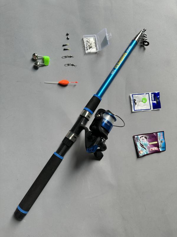 Bộ Combo Đi Câu Shimano 2m4 - Tặng kèm lưỡi câu và chuông báo cá